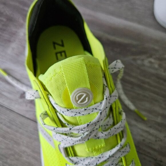 Cole Haan Zerogrand Neon Yellow Mens Winner Tennis Sneaker Size 10 Shoe C34012 - Picture 12 of 16